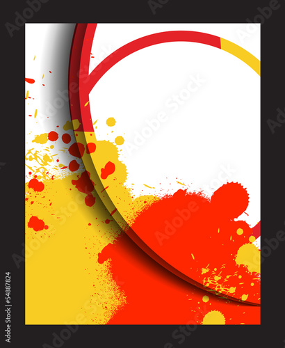 Vector business brochure, easy editable
