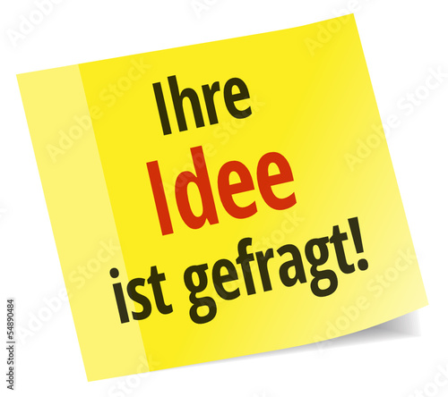 Ihre Idee ist gefragt!