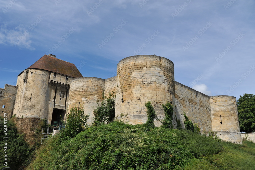 Fortifications porte des champs, château de Caen 3