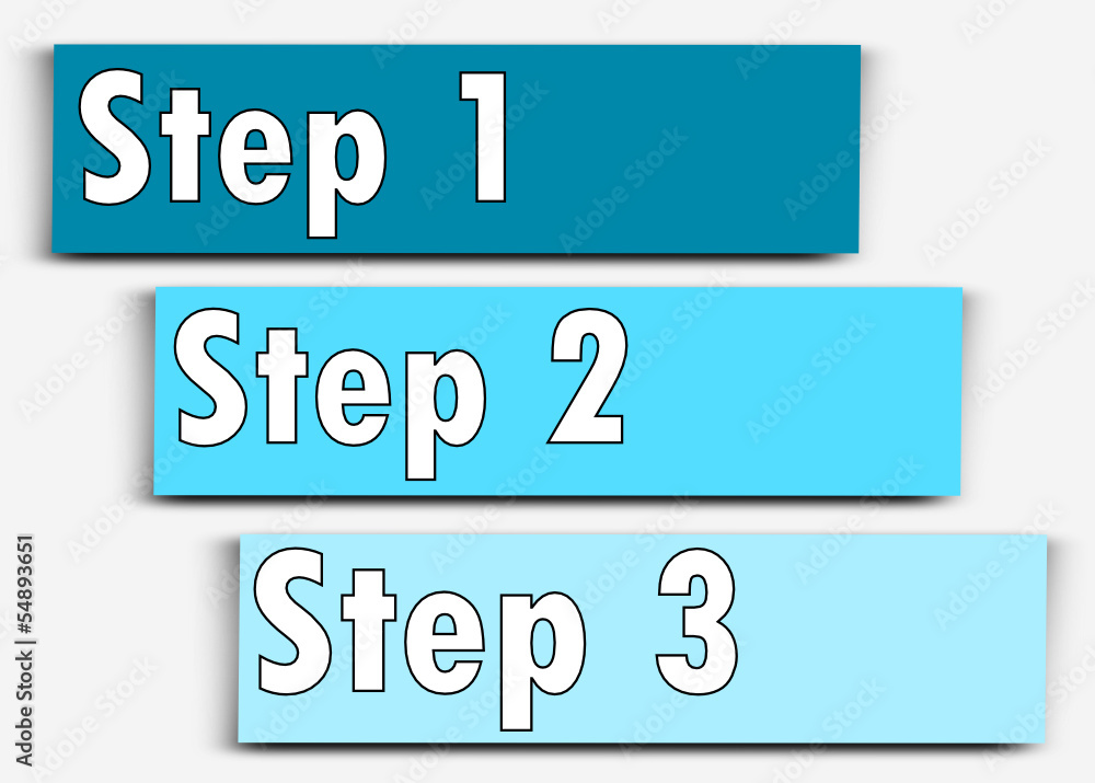3 steps 3 steps