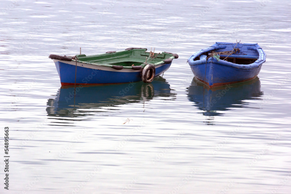 two boats on water