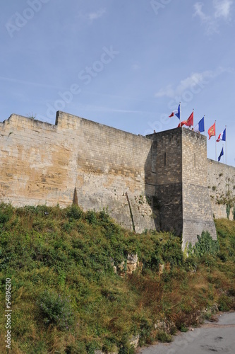 Remparts sud, château de Caen