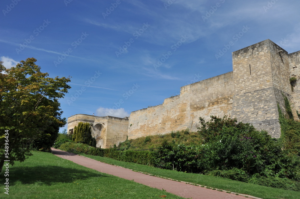 Remparts sud, château de Caen 3