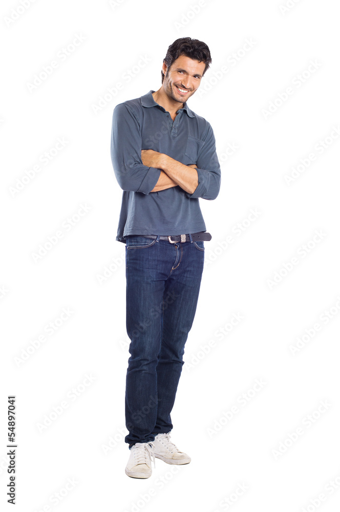Happy Young Man Full Length Happy Young Man Full Length