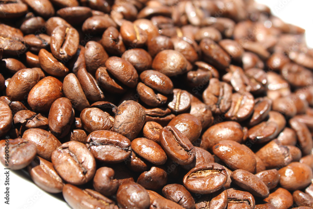 Fototapeta premium Kaffeebohnen-Hintergrund