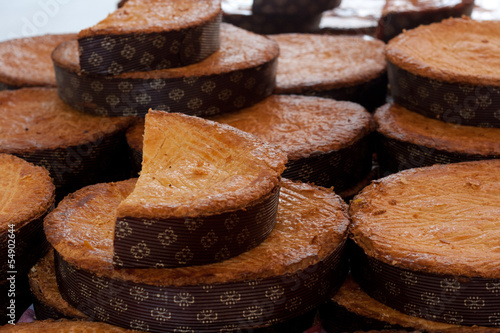 Pastel vasco de chocolate