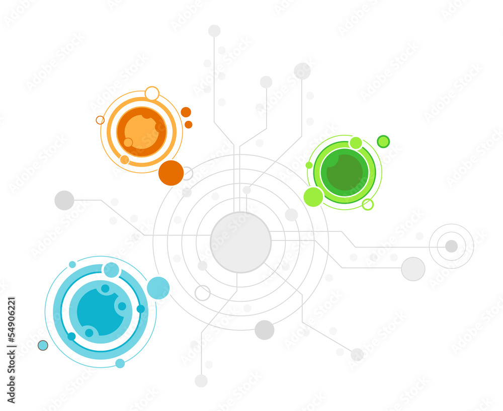 map of the color circles