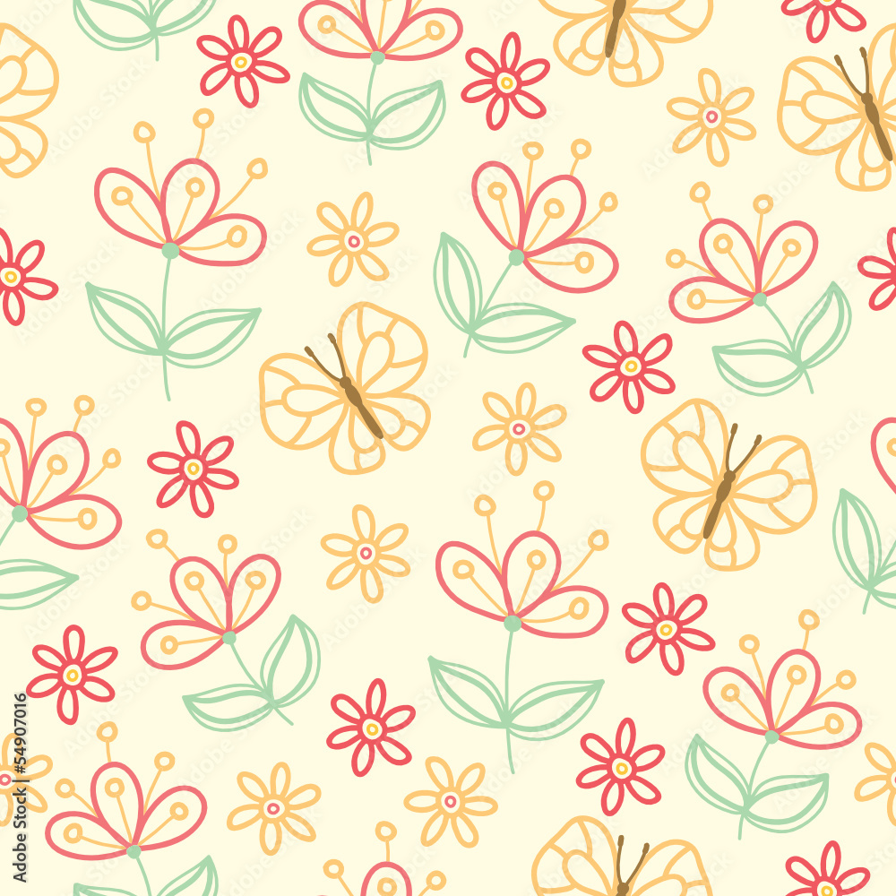 Floral seamless pattern Floral seamless pattern