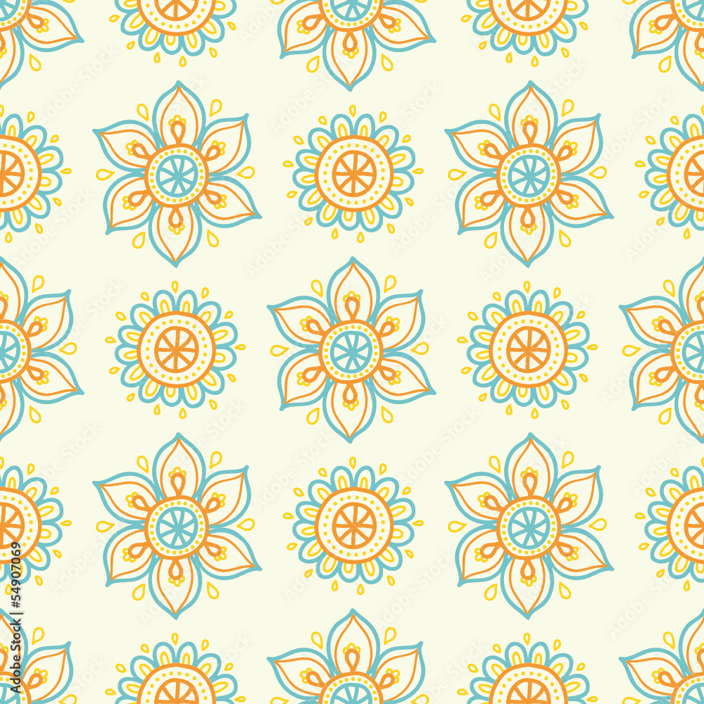 Eastern seamless pattern