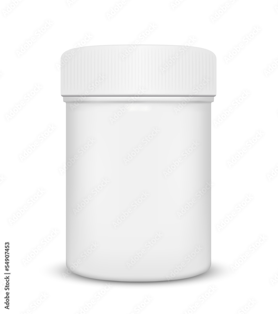 White medicine bottle White medicine bottle