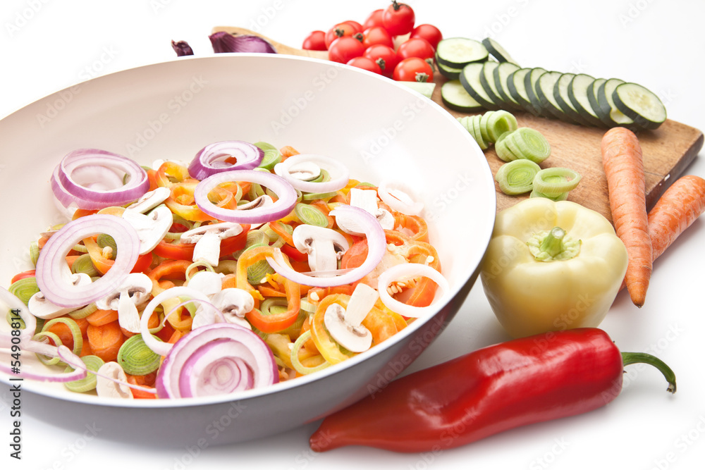 Fresh vegetables for cooking Fresh vegetables for cooking