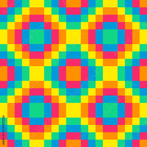 8-bit seamless rainbow diamond background tile