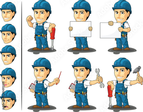 Technician or Repairman Mascot