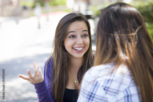 Expressive Young Mixed Race...