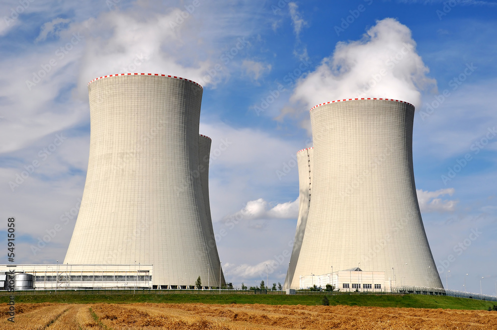 Nuclear power plant Temelin in Czech Republic Europe