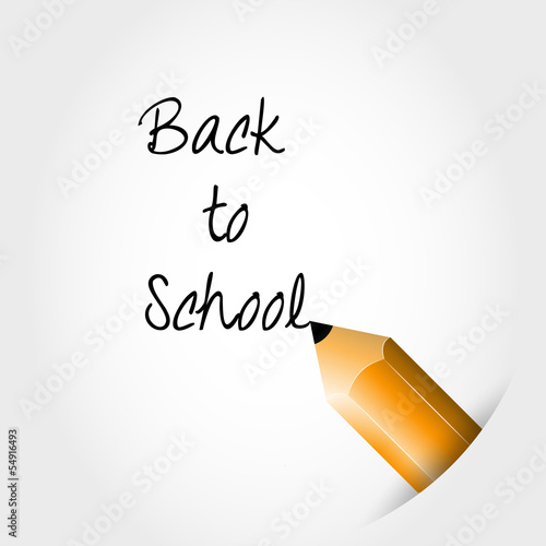 back to school pencil