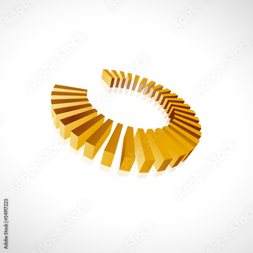 Vector logo gold