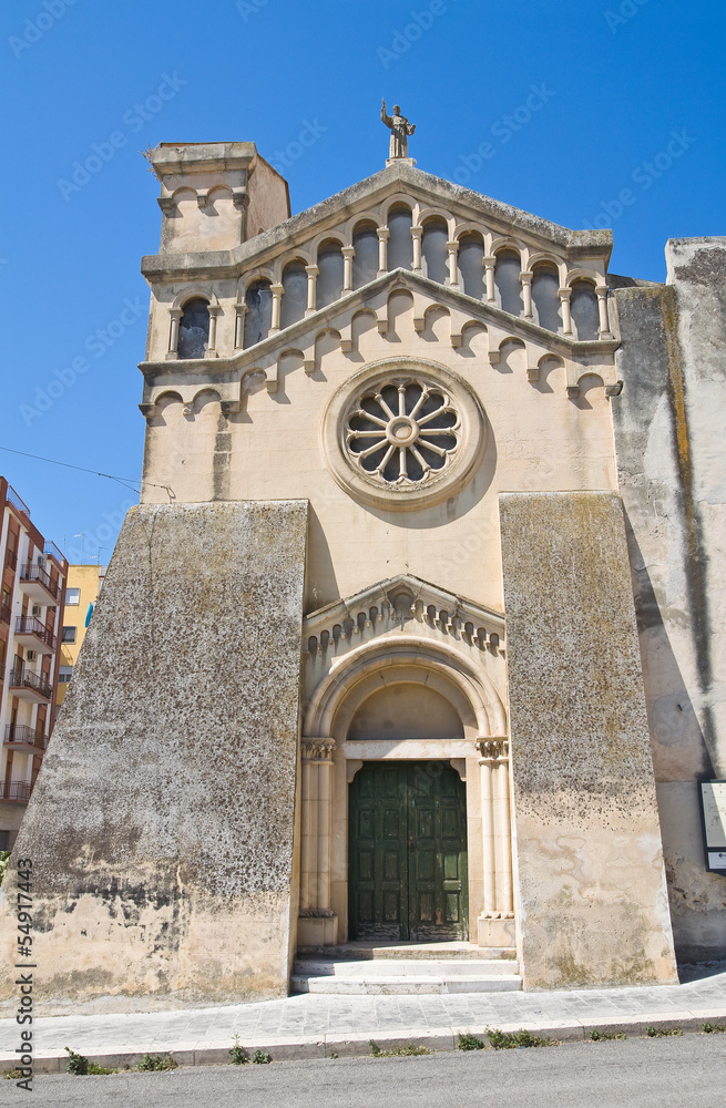 Church of St. Francesco. Manfredonia. Puglia. Italy.