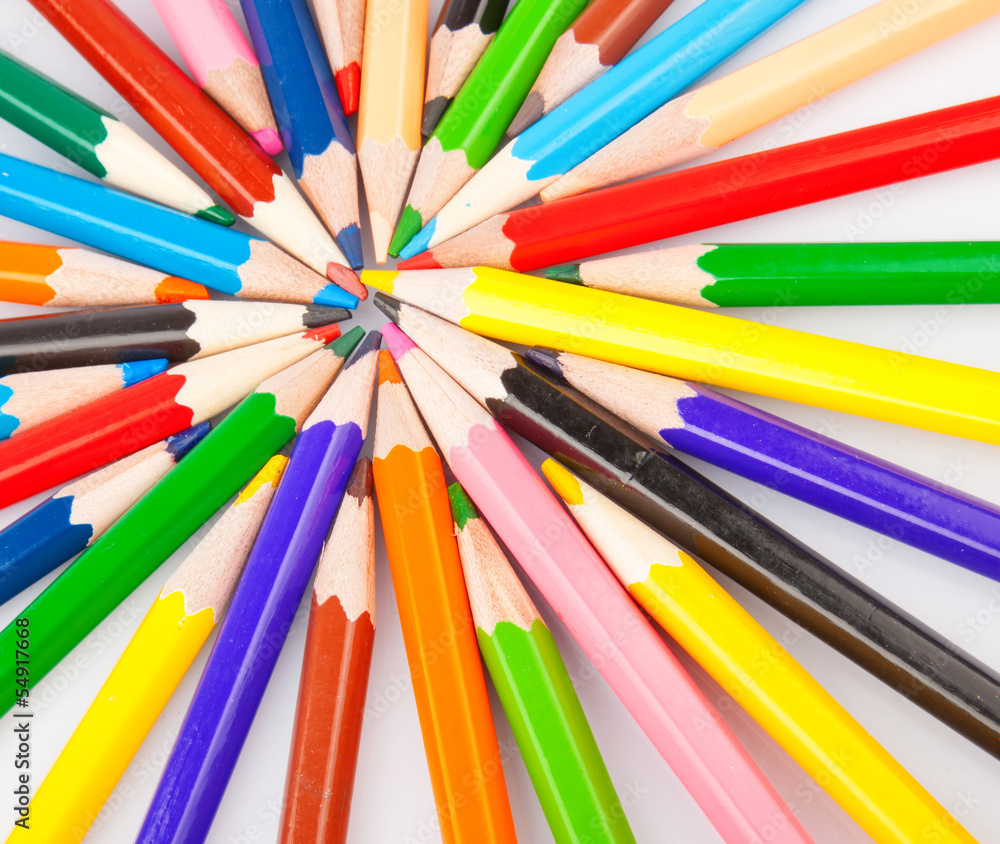 Bunch of colored pencils Bunch of colored pencils