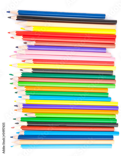 Collection of colored pencils