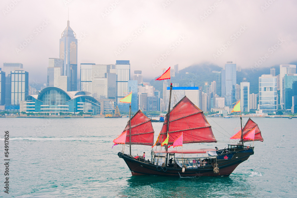 Fototapeta premium Hong Kong landmarks