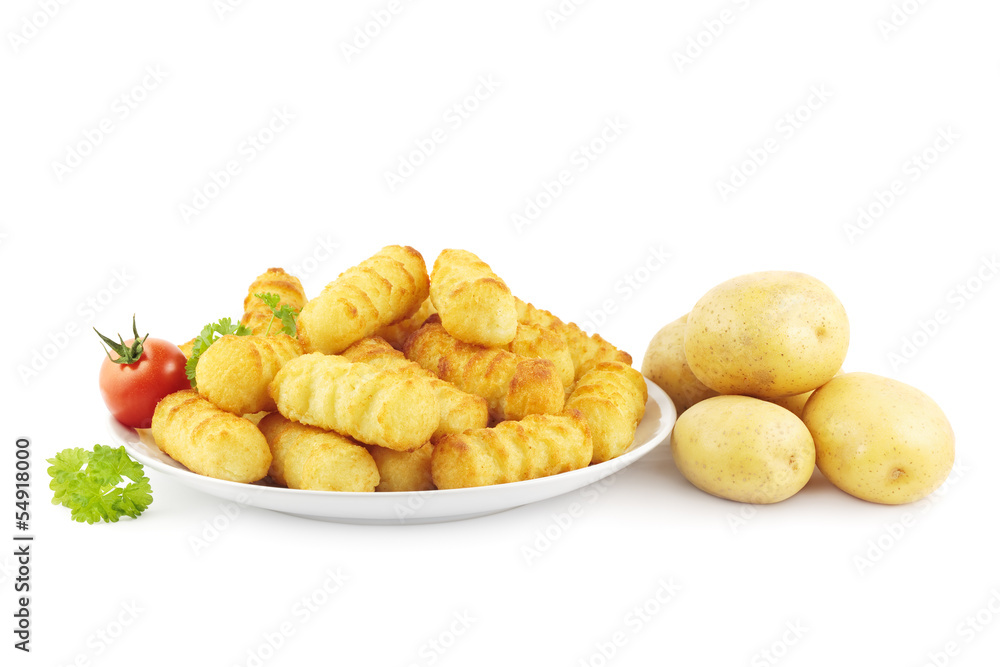 Kroketten mit Kartoffeln Kroketten mit Kartoffeln