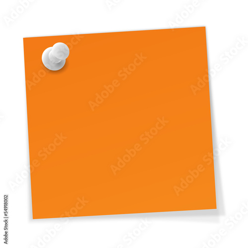 Notizzettel mit Pin