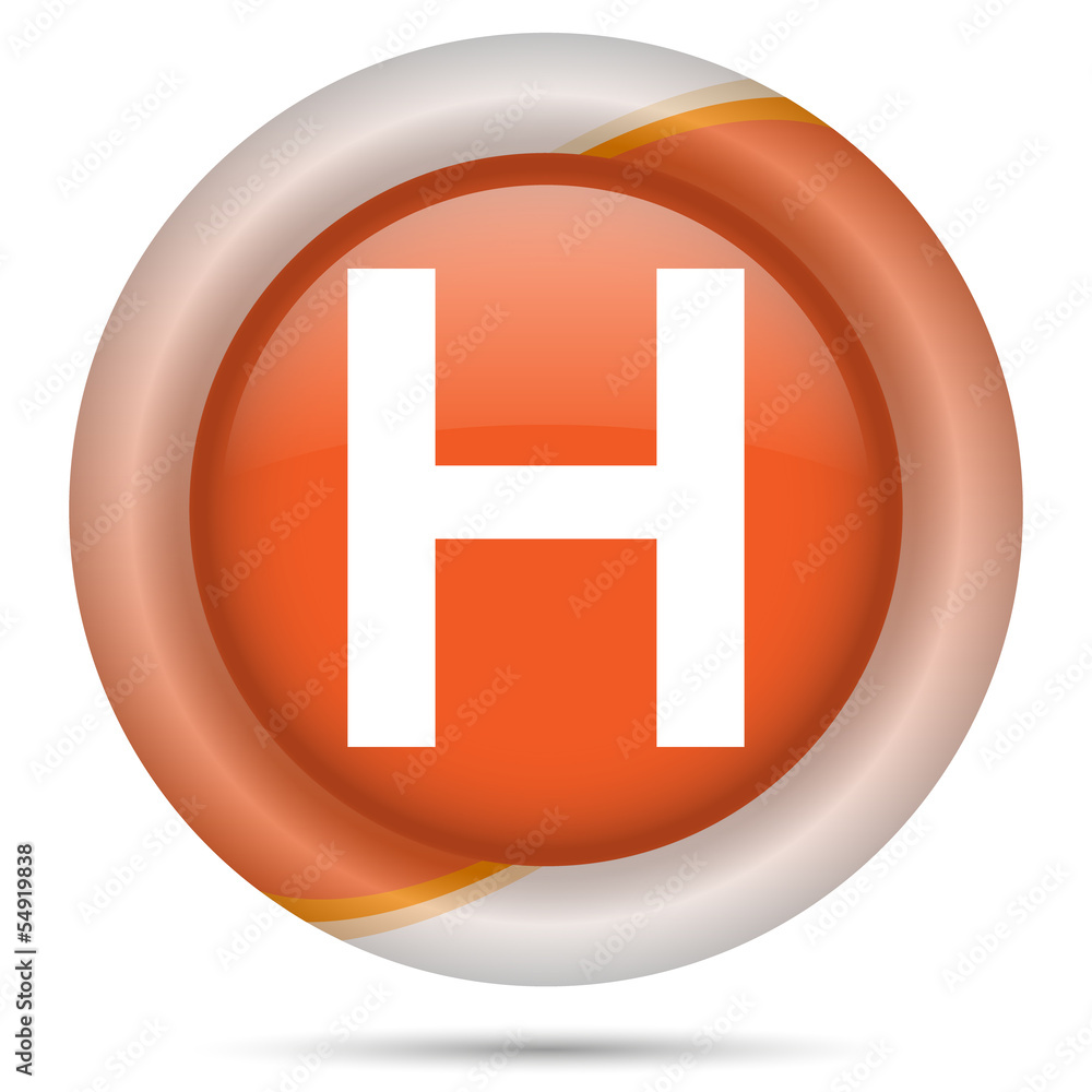 Orange plastic icon Orange plastic icon