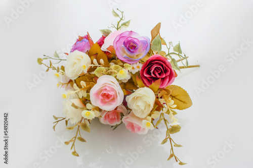 Fototapeta Naklejka Na Ścianę i Meble -  wedding bouquet with rose bush