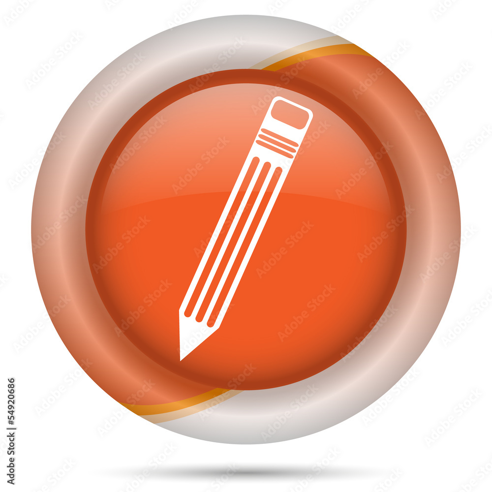 Orange plastic icon Orange plastic icon