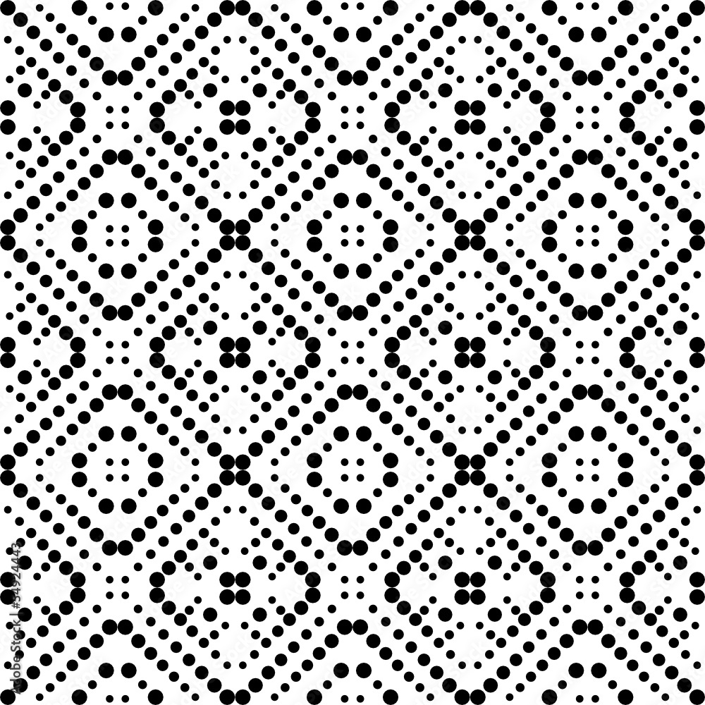 Vector seamless pattern. Modern stylish texture