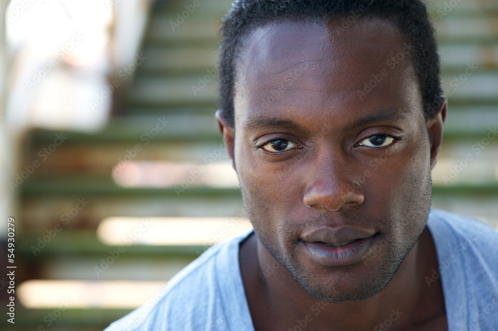 Portrait of an attractive african american man Portrait of an attractive african american man
