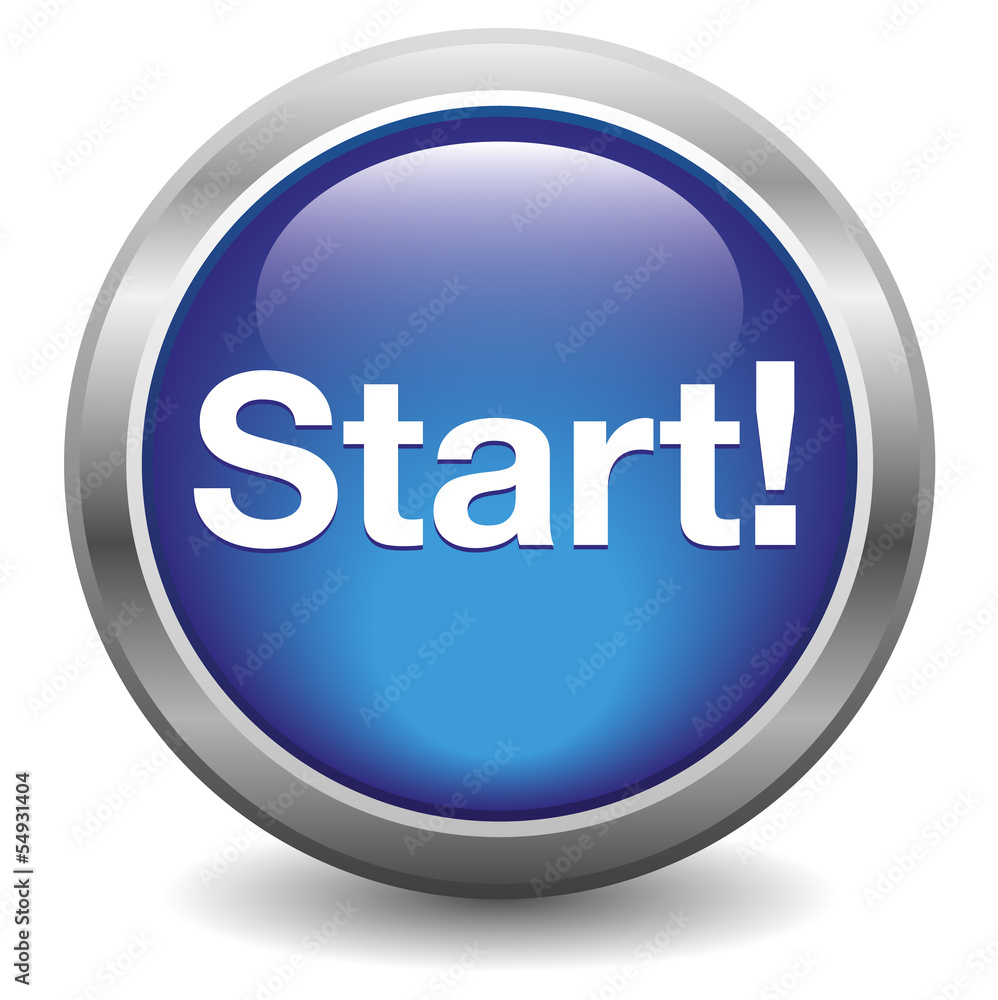 Start blue aqua button Start blue aqua button