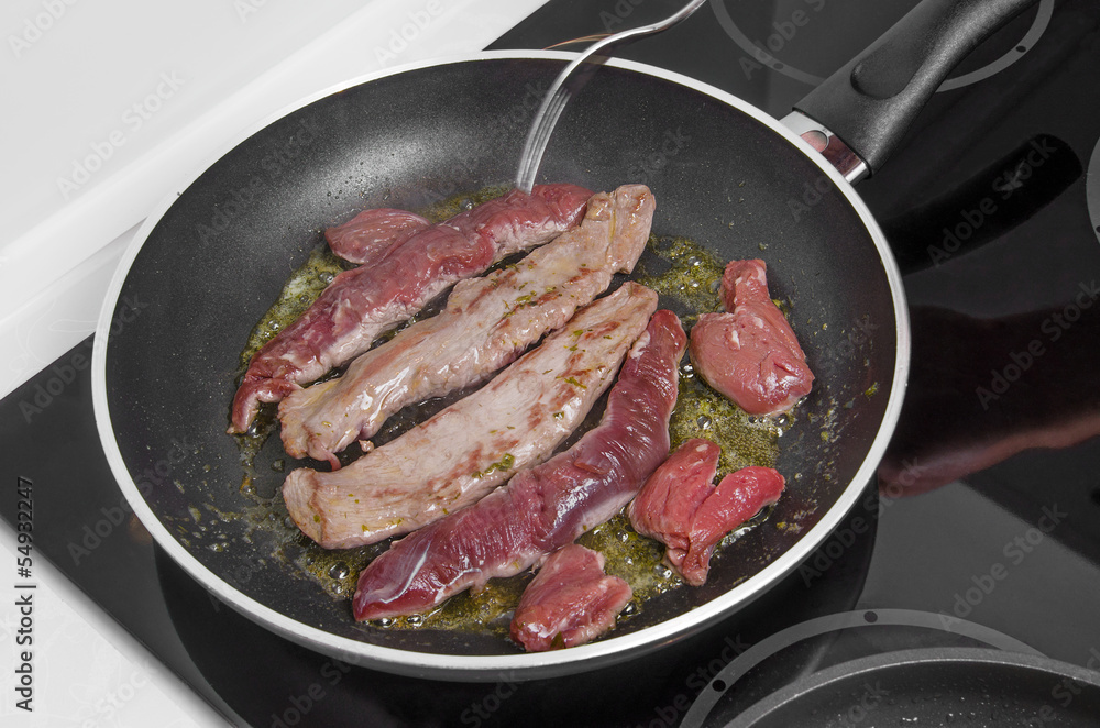 Lammfilet in Pfanne braten 5