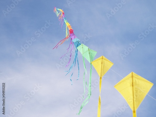 Принти на полотні kite on blue sky backgroud