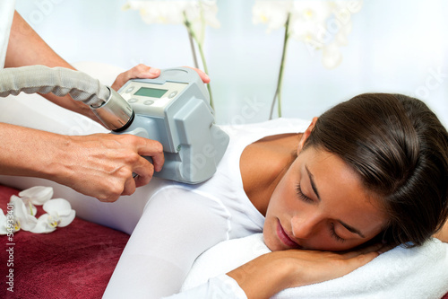 Obraz na płótnie Woman having cellulite reduction massage.