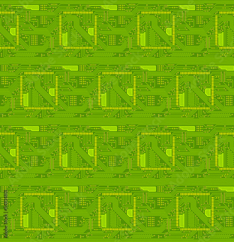 Printed circuit board, seamless background