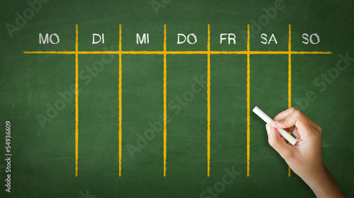 Weekly Calendar (In German)