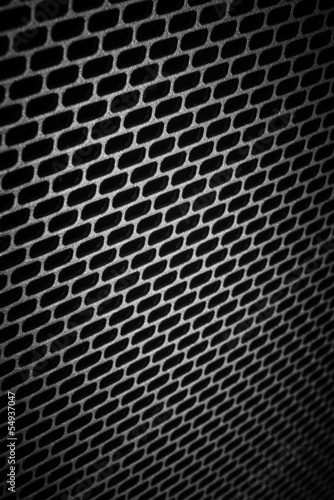 abstract metallic grid