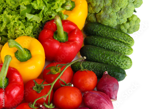 Fresh vegetables close up