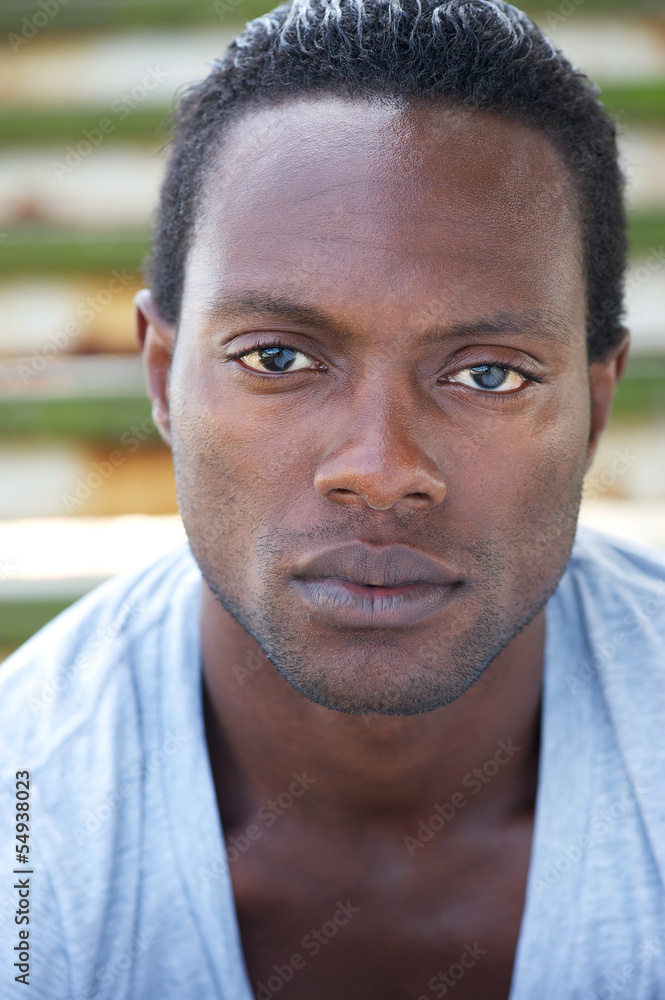 Portrait of an attractive african american man Portrait of an attractive african american man
