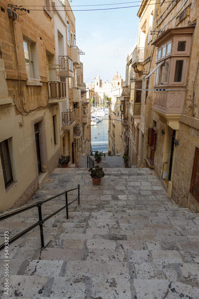 Maltese narrow street