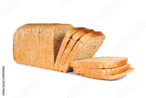 Whole wheat sliced bread