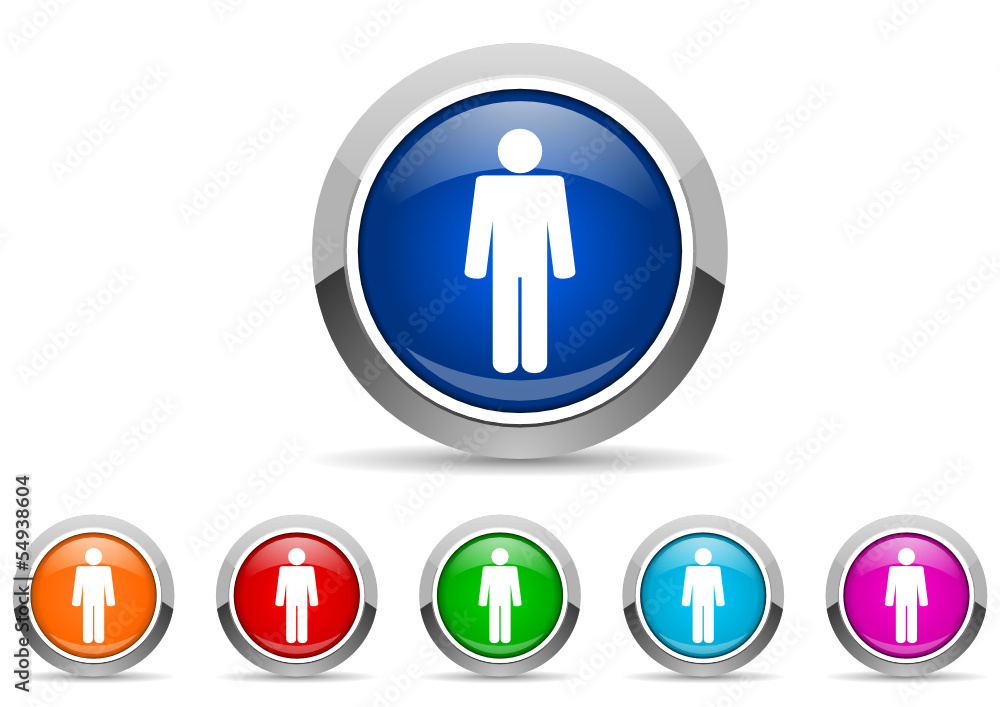 man icon set man icon set