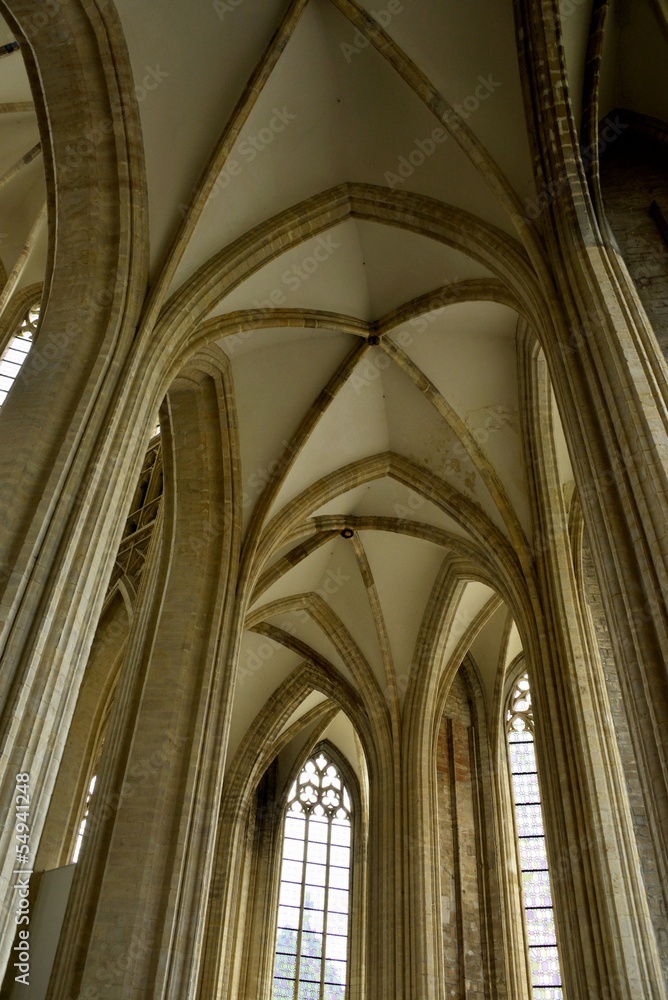 Interior of the Saint Peter's Church in Leuven, Belgium.