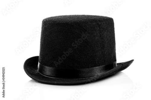 Black hat on white background.