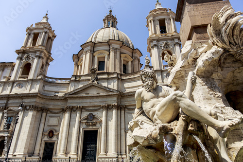 Piazza Navona in Rome, Italy