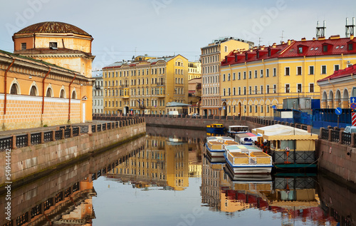 View of St. Petersburg. Moyka River