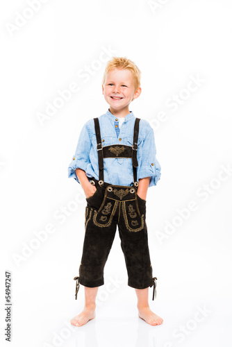 Kleiner Junge mit Lederhose - Trachtenmode photo