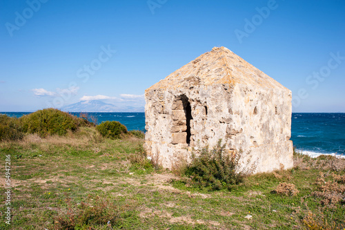 small fort close to the beach